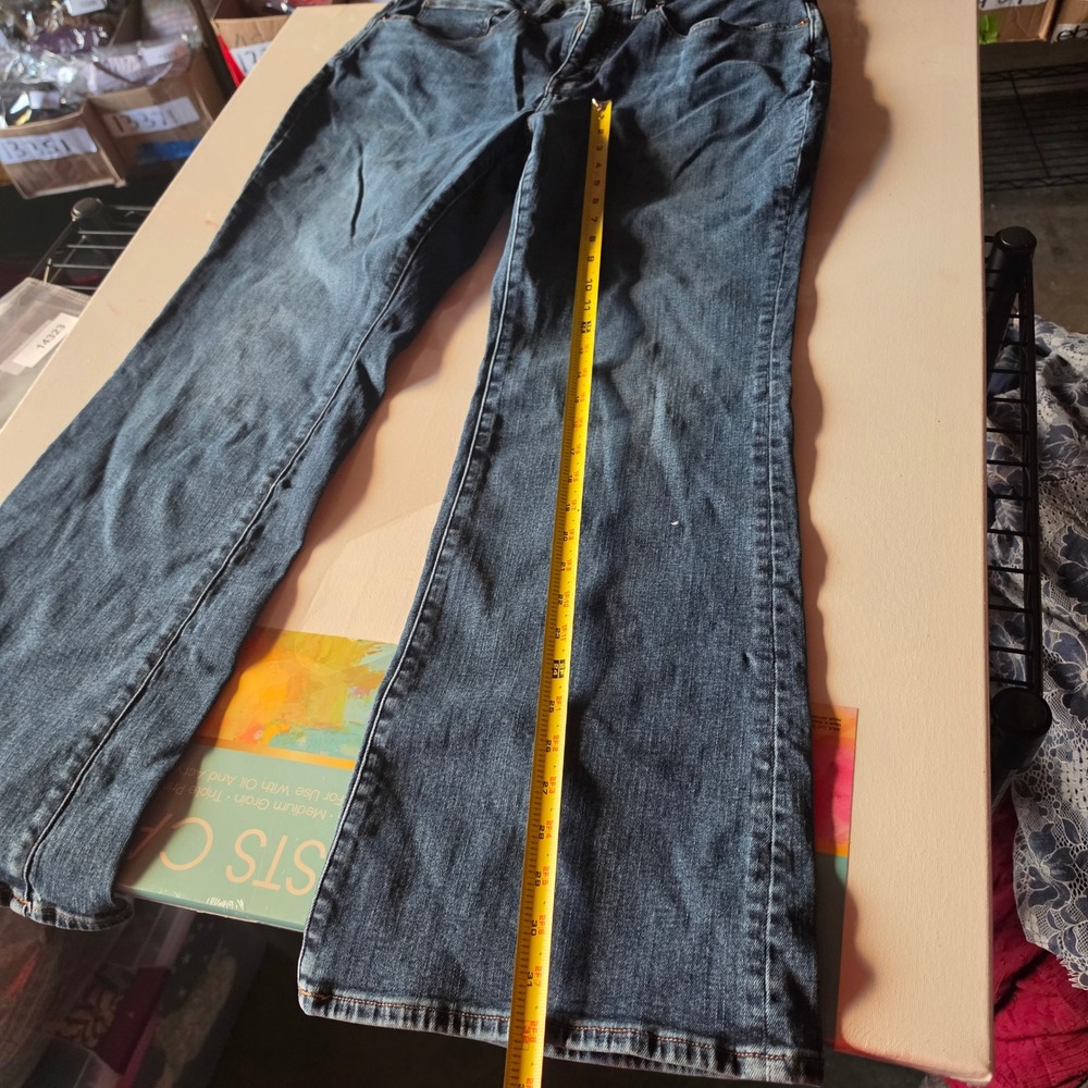 Madewell Curvy Skinny Flare Jeans Blue Medium Wash Denim 16W CKP479974478 - Picture 7 of 9